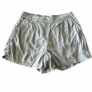 Abercrombie Women's grey linen viscose Shorts L
